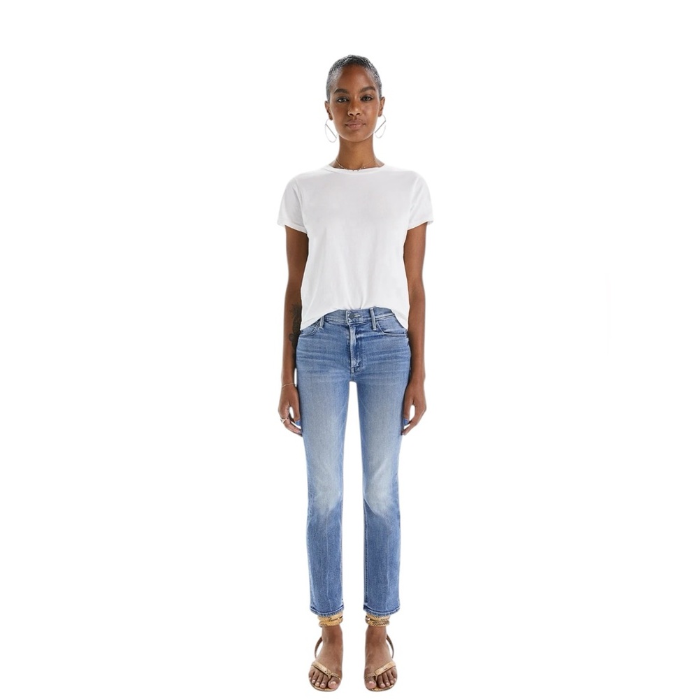 MOTHER Classic Indigo Straight Leg Jeans